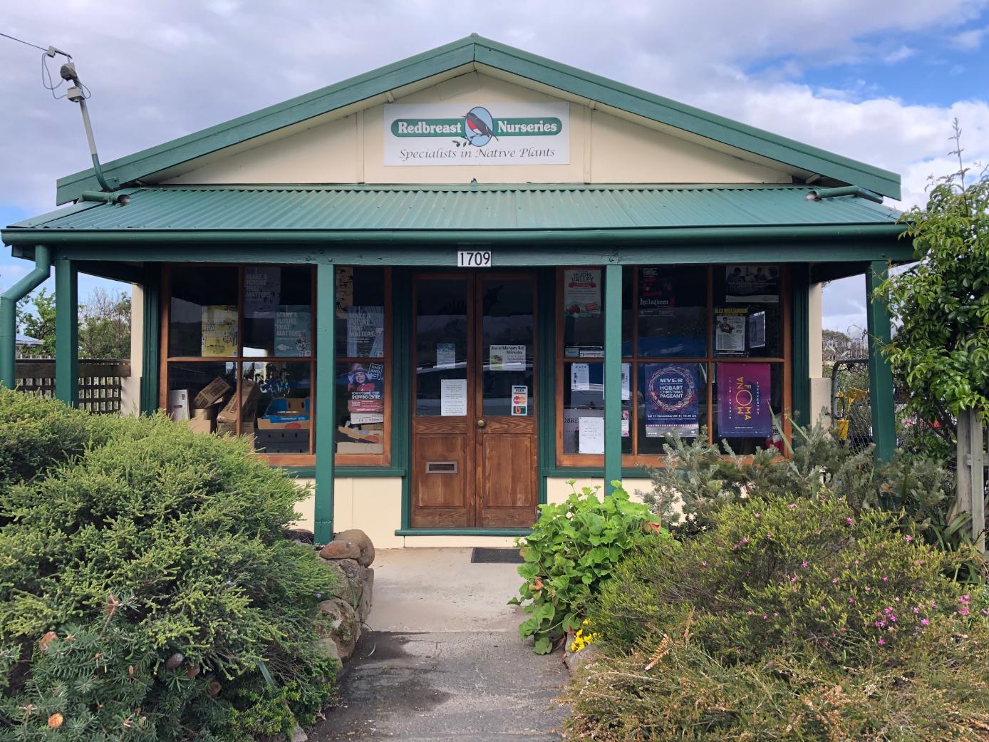 Margate Redbreast Plants native plant nursery near Hobart